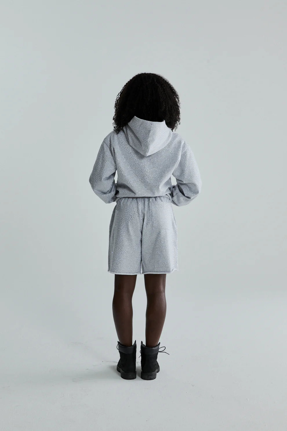 Sp5der Heather Grey VVS Hoodie