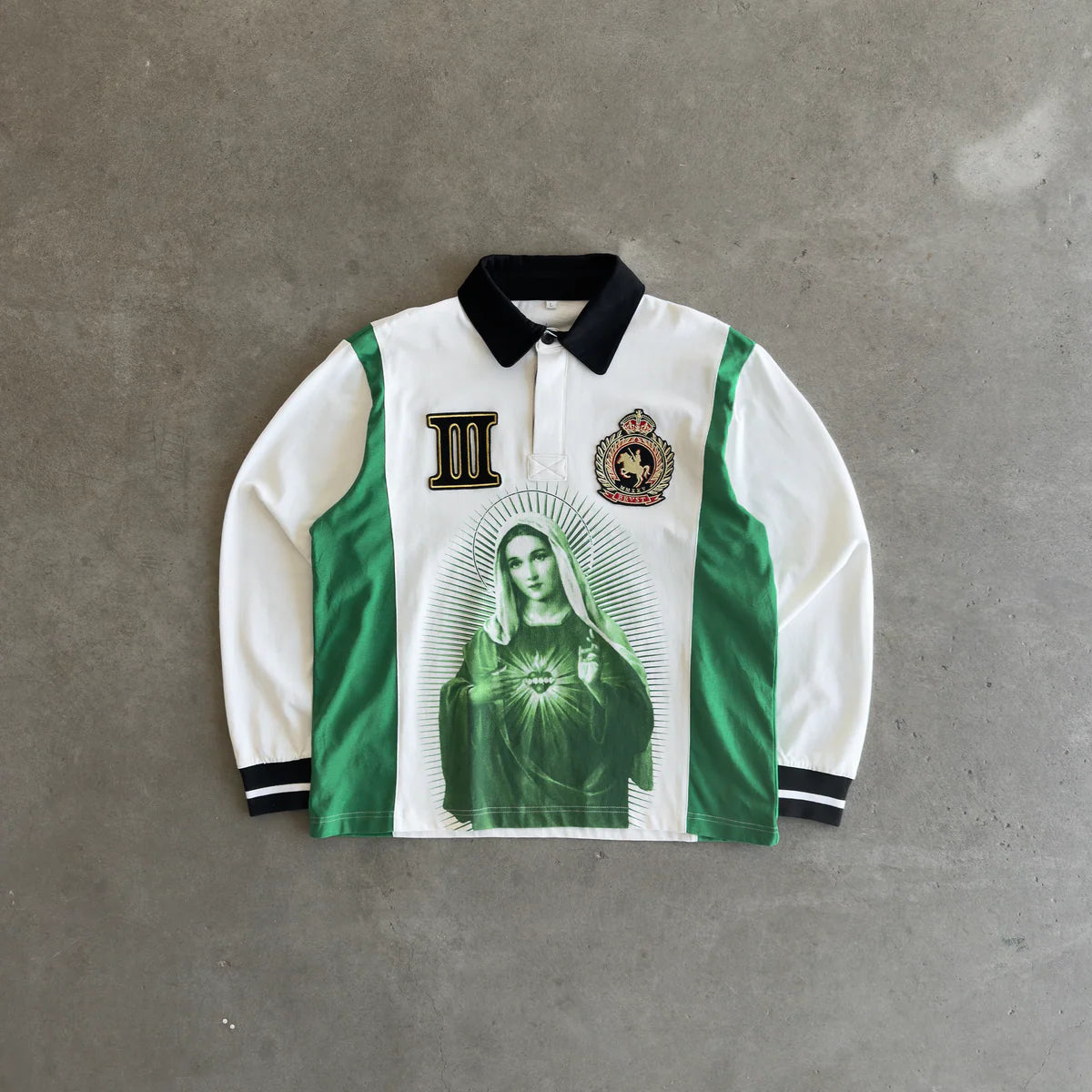 Bravest Studios Green Mary Polo Long Sleeve