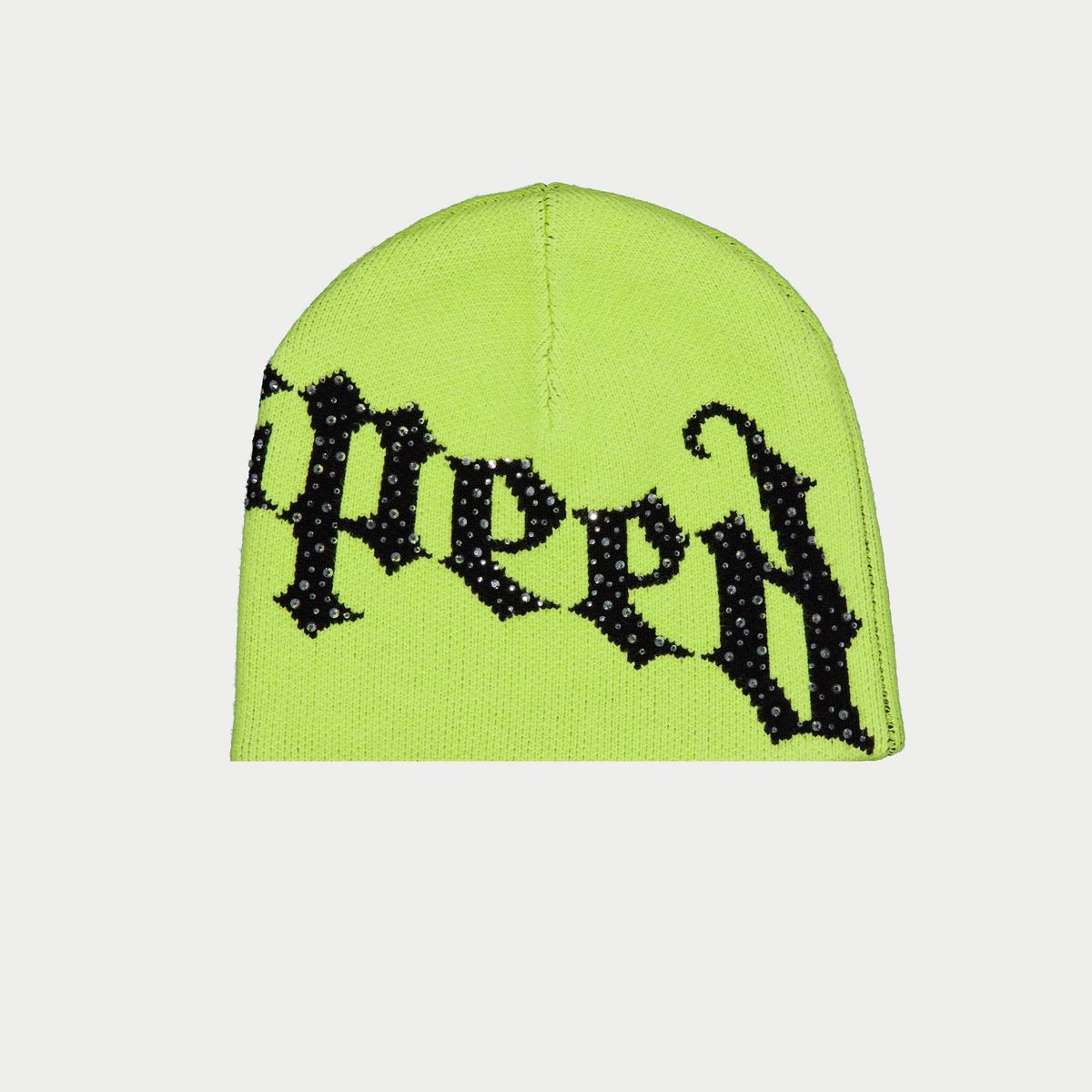 Godspeed Green Black OG Logo Studded Beanie