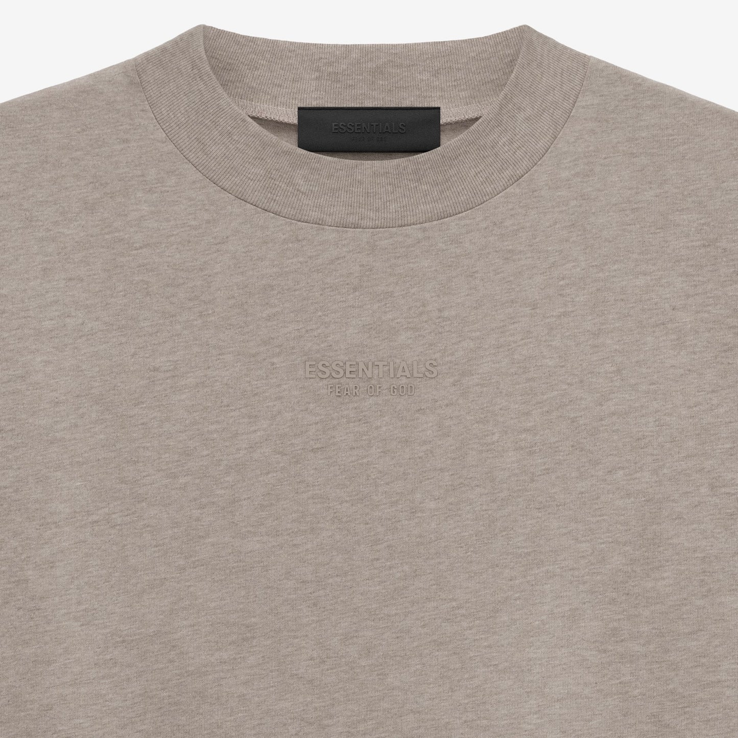 Fear of God Essentials Core Heather Long Sleeve Close View