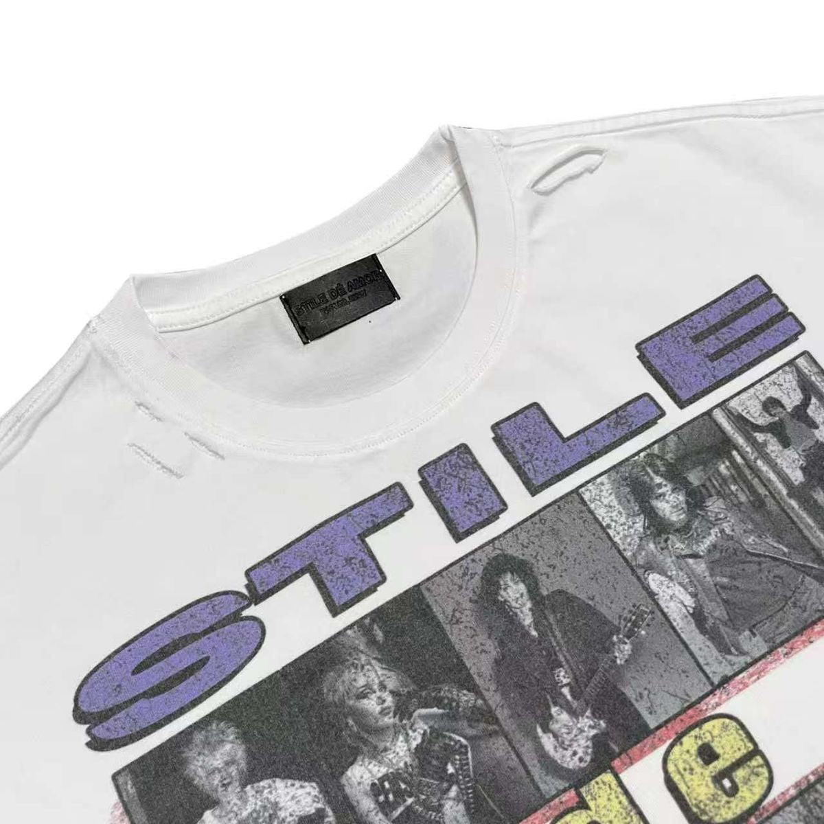 Stile De Amor Fiamme Rock T-Shirt