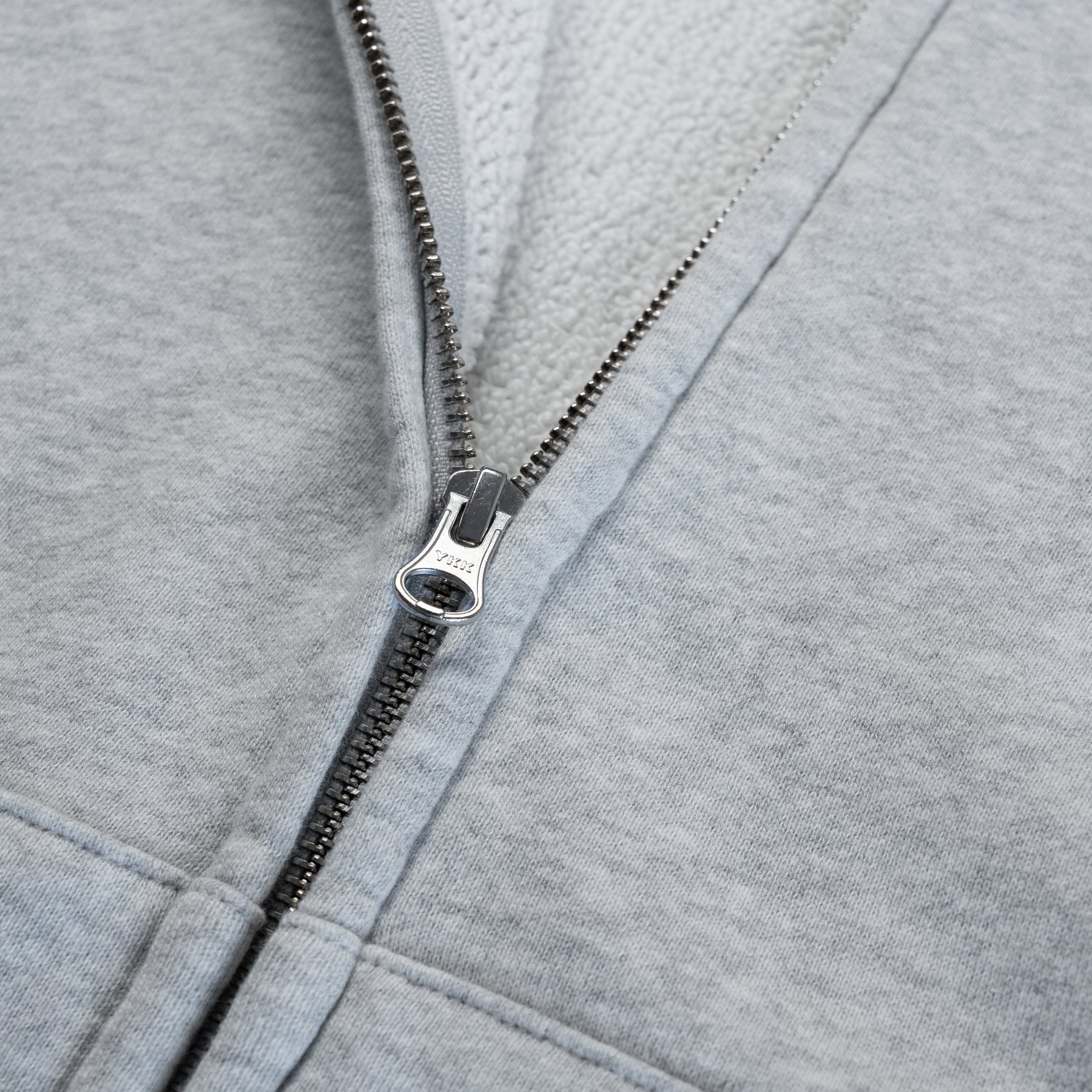 Eric Emanuel Grey Zip Hoodie Zipper