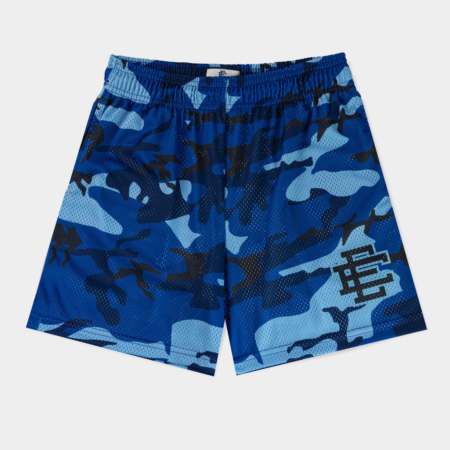 Eric Emanuel Blue Camo Shorts Front