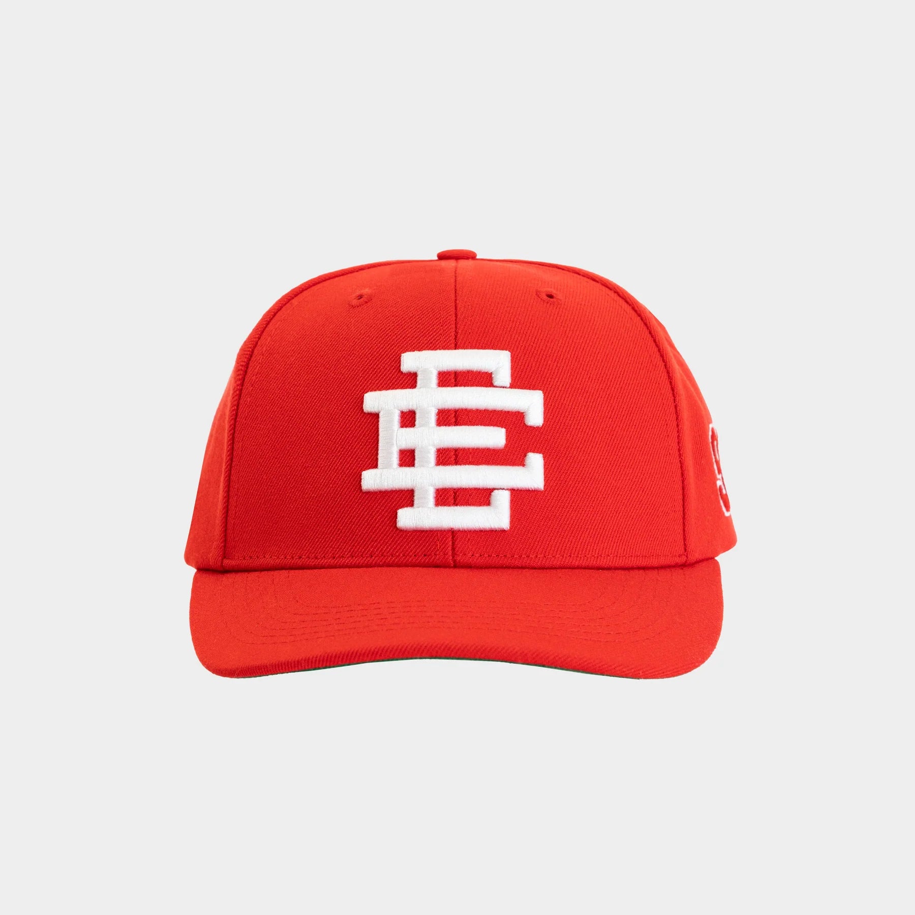 Eric Emanuel Red Basic Snapback Hat Front View