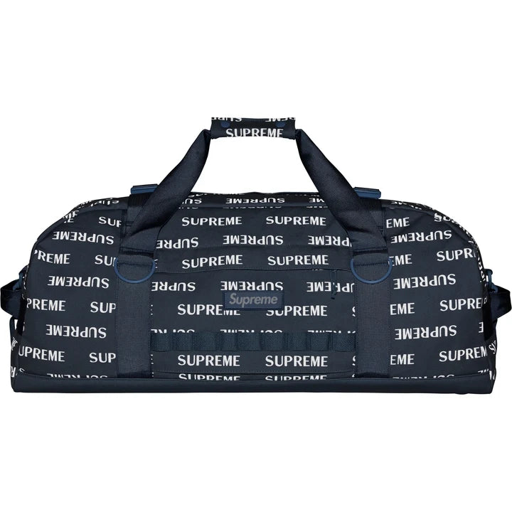 Supreme Light Blue Large Duffle Bag FW26