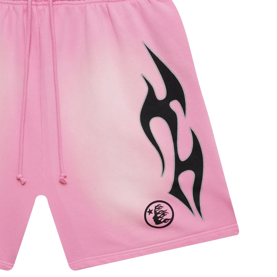 Hellstar Pink Black Flame Shorts