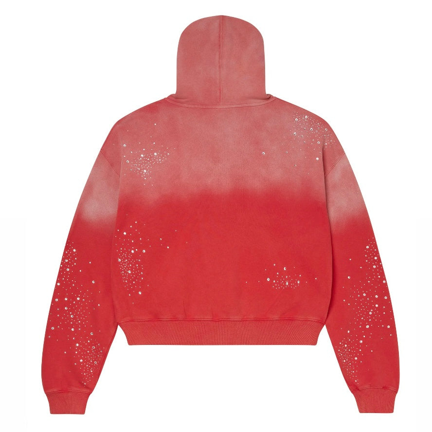Vale Red 14 Patch Hoodie