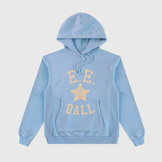 Eric Emanuel Baby Blue EE Ball Hoodie Front