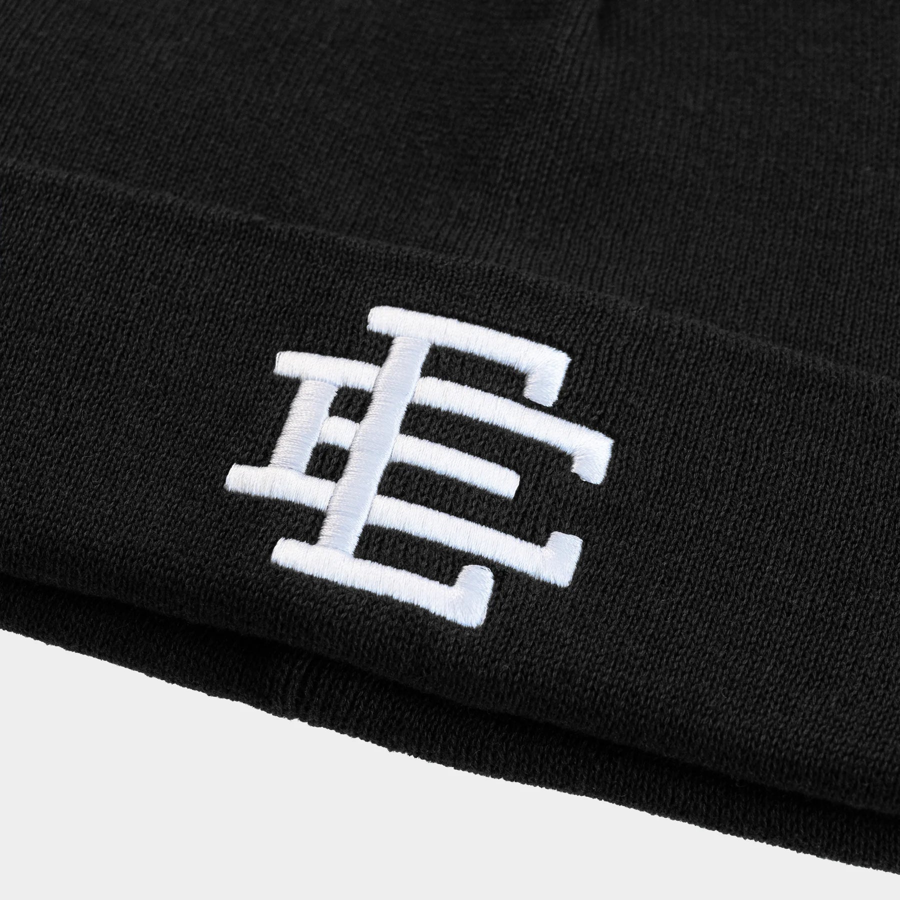 Eric Emanuel Black Beanie Close