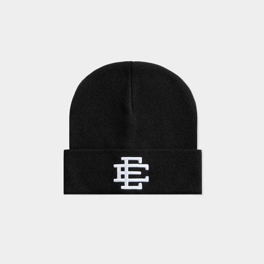 Eric Emanuel Black Beanie Front