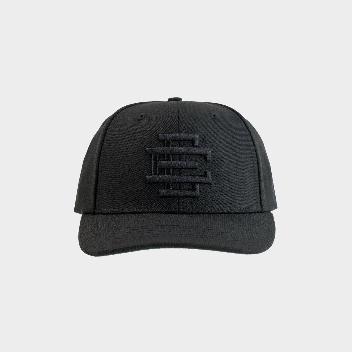 Eric Emanuel Black Green Basic Snapback Hat Front