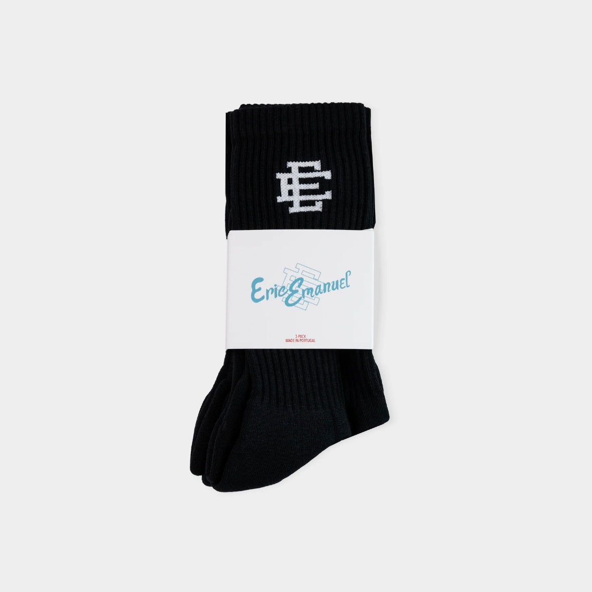 Eric Emanuel Black Socks 3-Pack Package