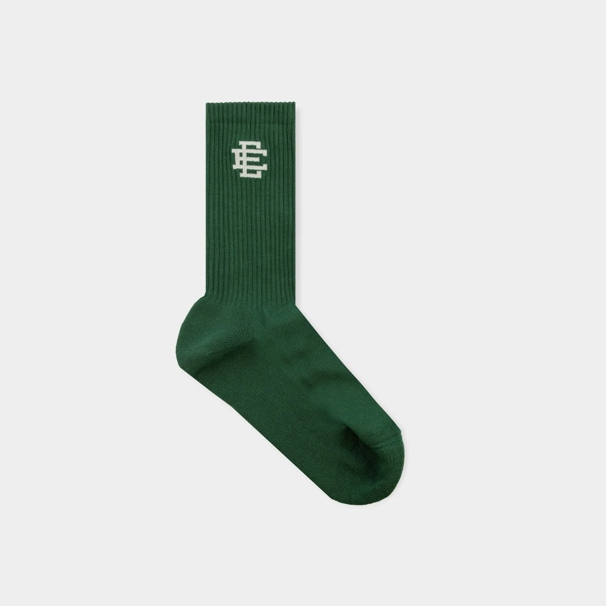 Eric Emanuel Forest Green White Socks