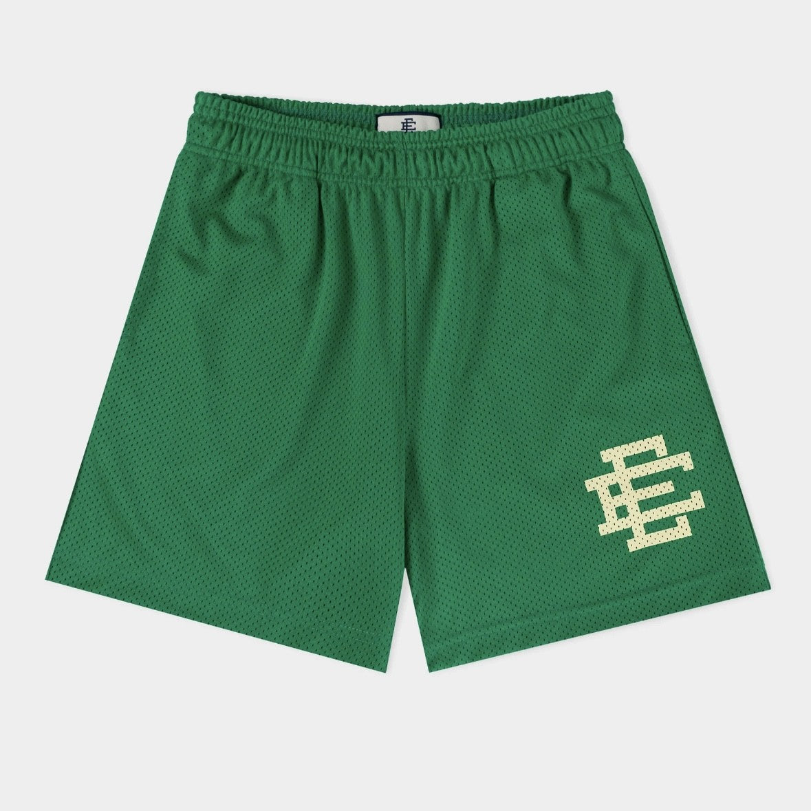 Eric Emanuel Green Off White Shorts Front