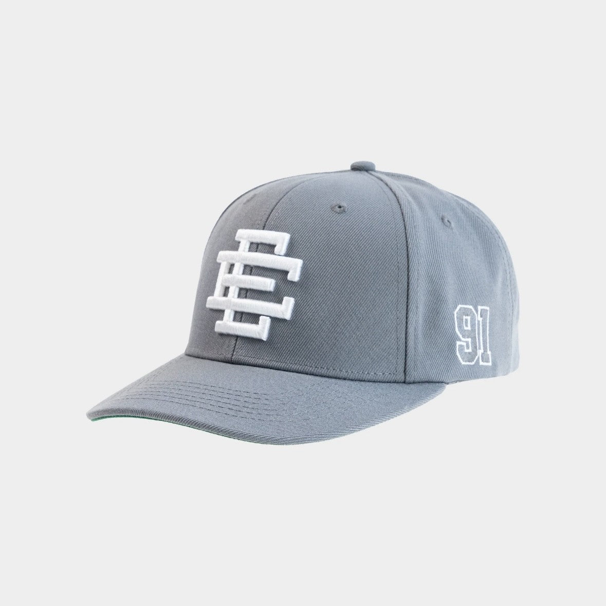 Eric Emanuel Grey Basic Snapback Hat Side