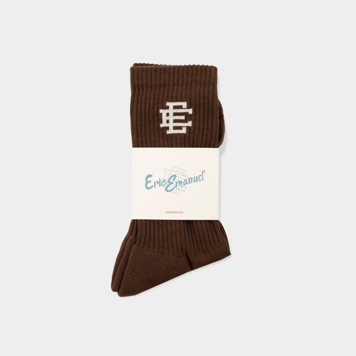 Eric Emanuel Mocha White Socks Package