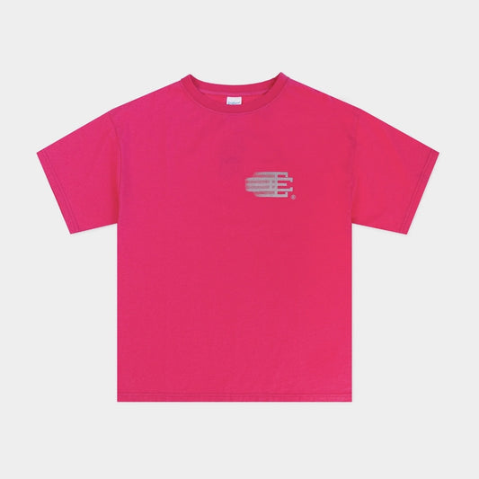 Eric Emanuel Motion Reflective Neon Pink T-Shirt