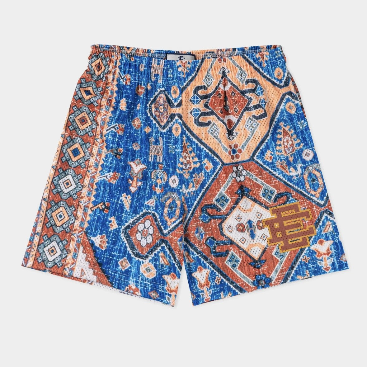 Eric Emanuel Multi Blue Rug Shorts Front