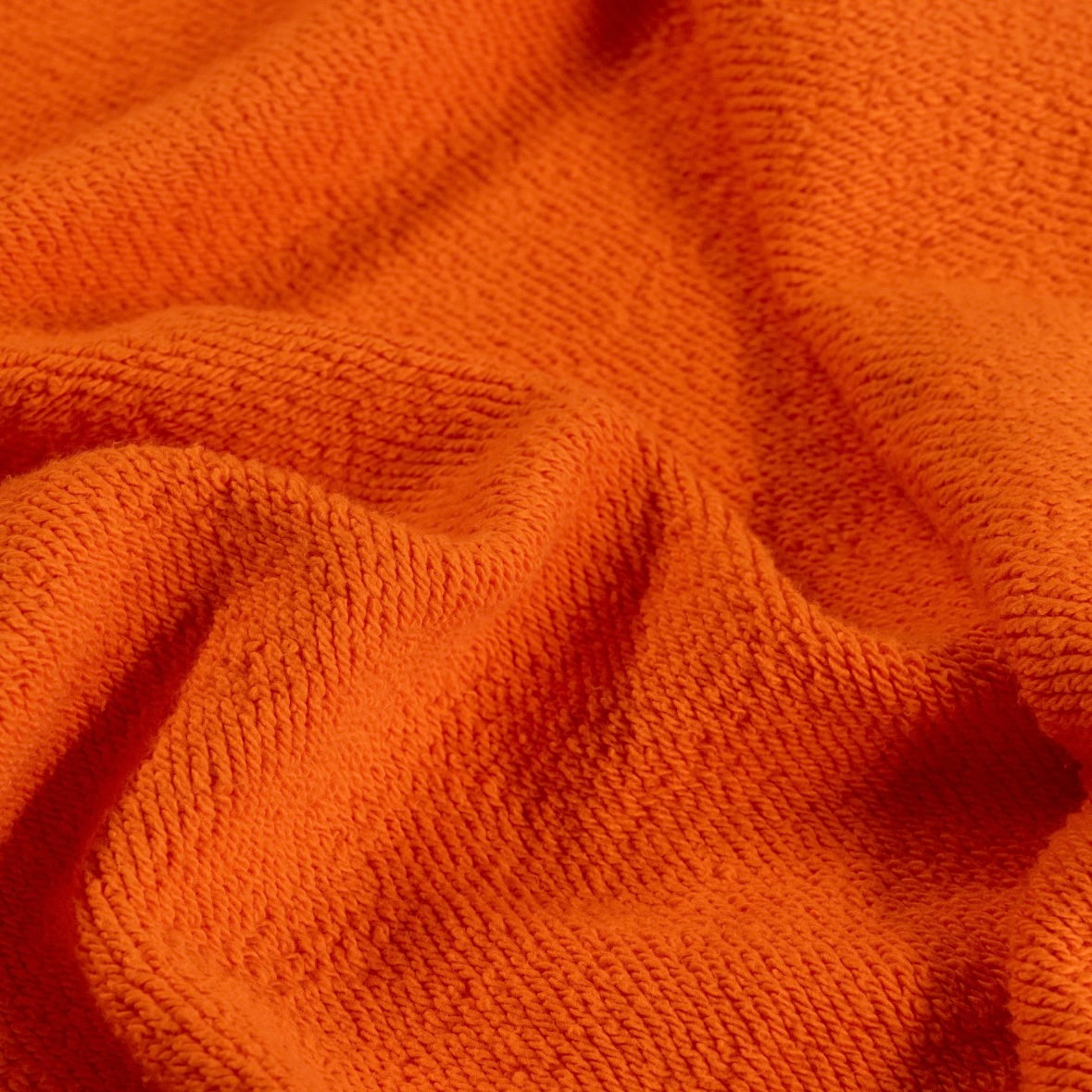 Eric Emanuel Orange Zip Hoodie Material