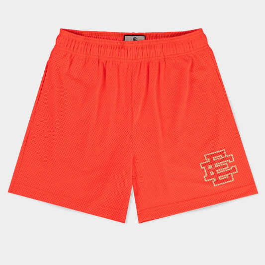 Eric Emanuel Tonal Fiery Coral Shorts