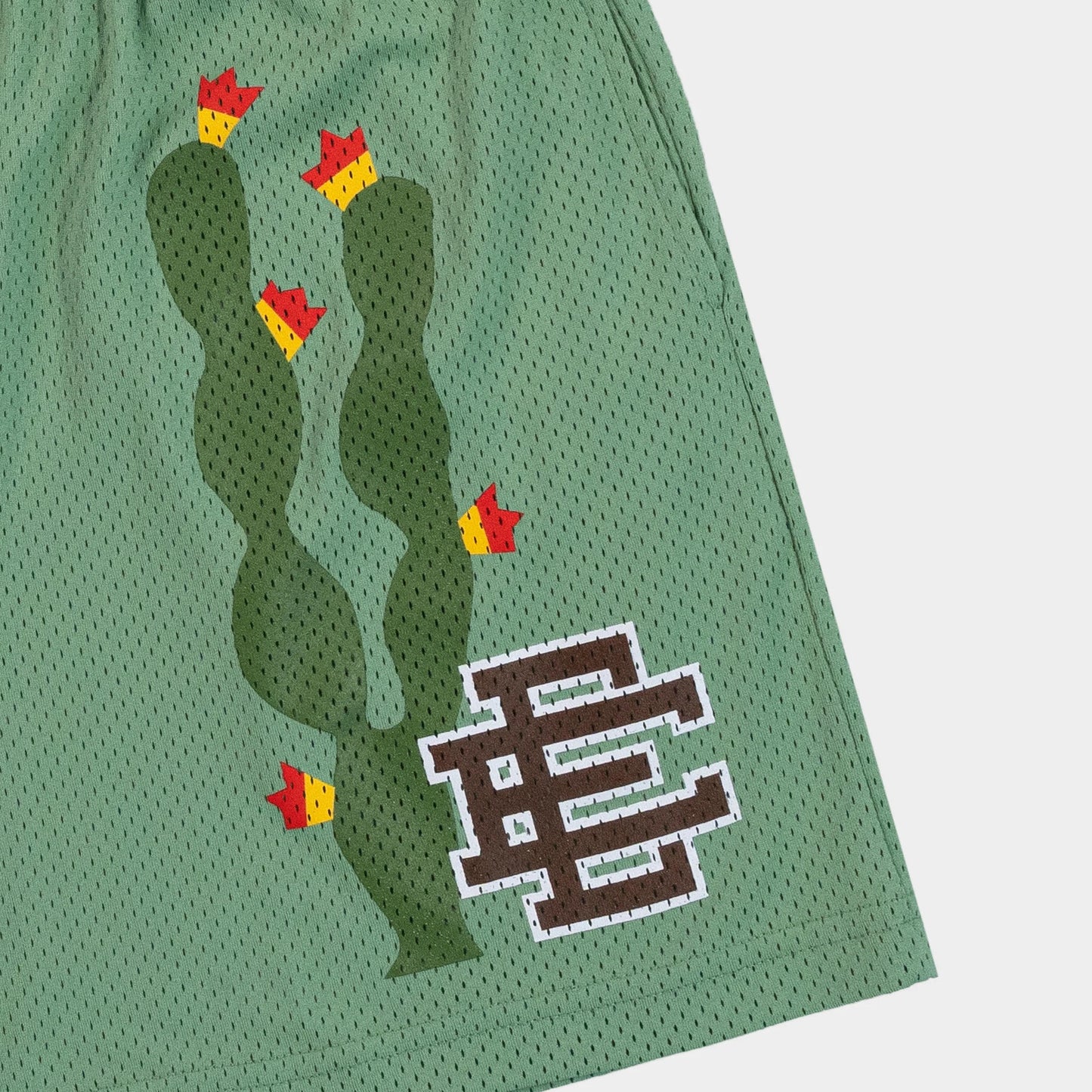 Eric Emanuel Jade Green Cactus Shorts