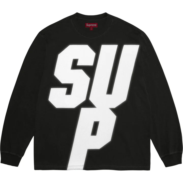 Supreme Black Reflective Long Sleeve