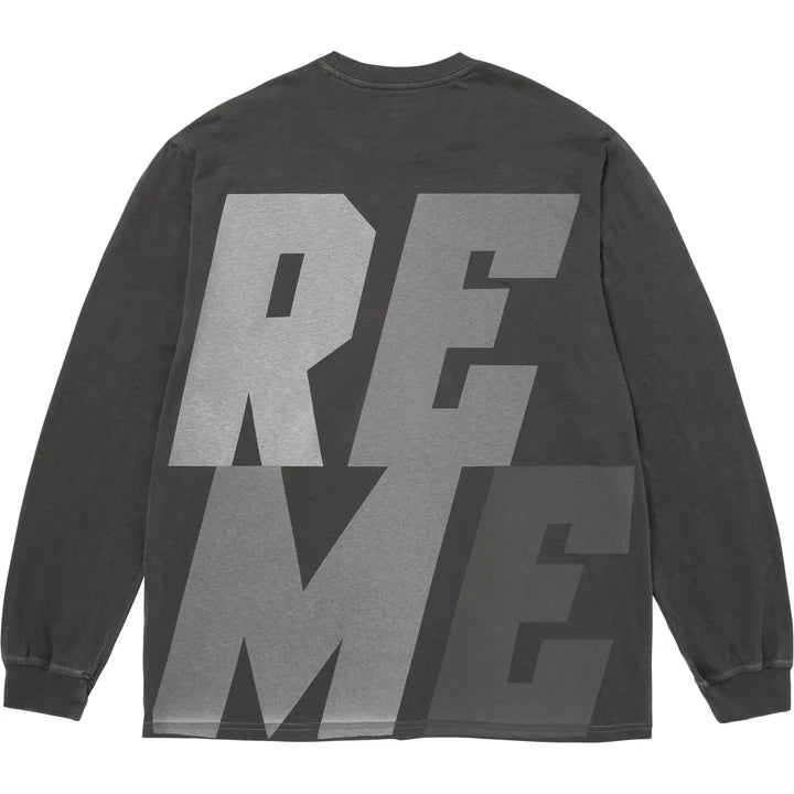 Supreme Black Reflective Long Sleeve