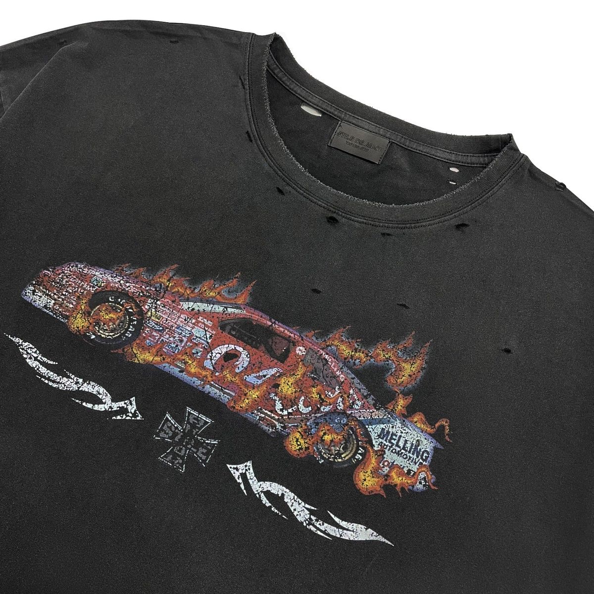 Stile De Amor Washed Black Corredore Long Sleeve