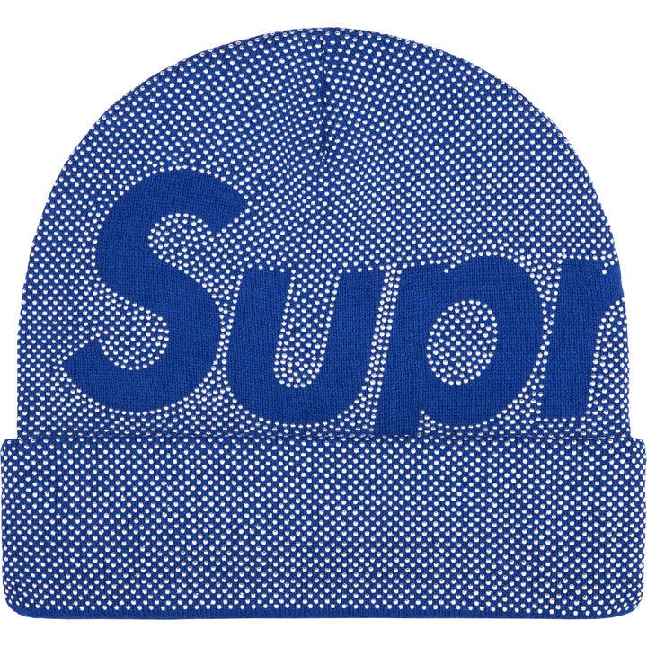 Supreme Royal Studded Knockout Big Logo Beanie