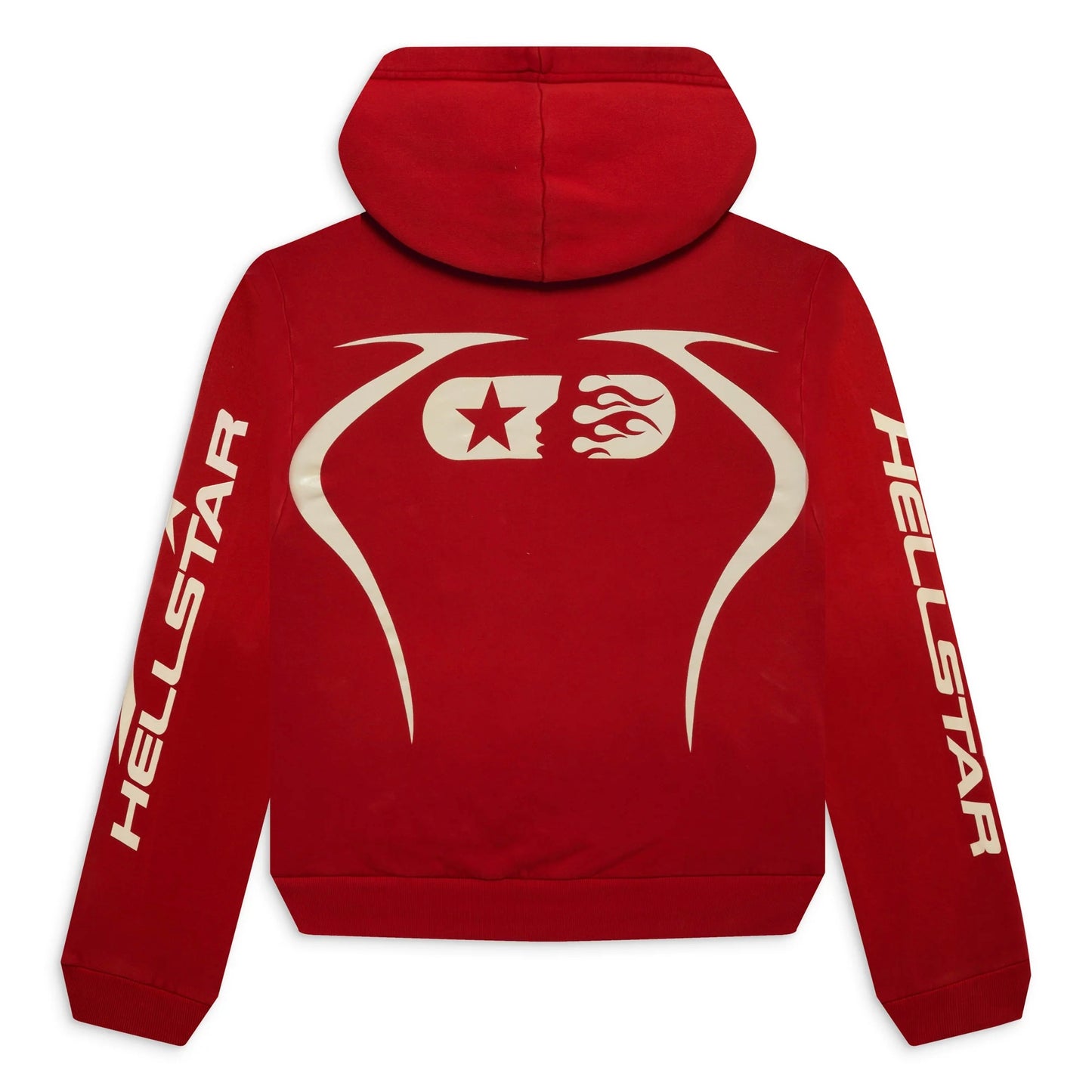 Hellstar Red Sports Hoodie Back VIew