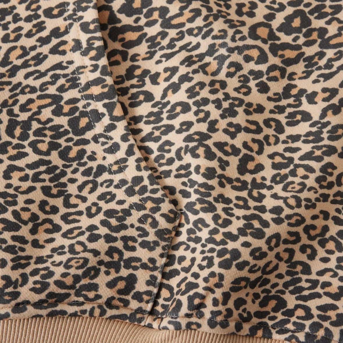 AZVA Leopard Art Zip Hoodie