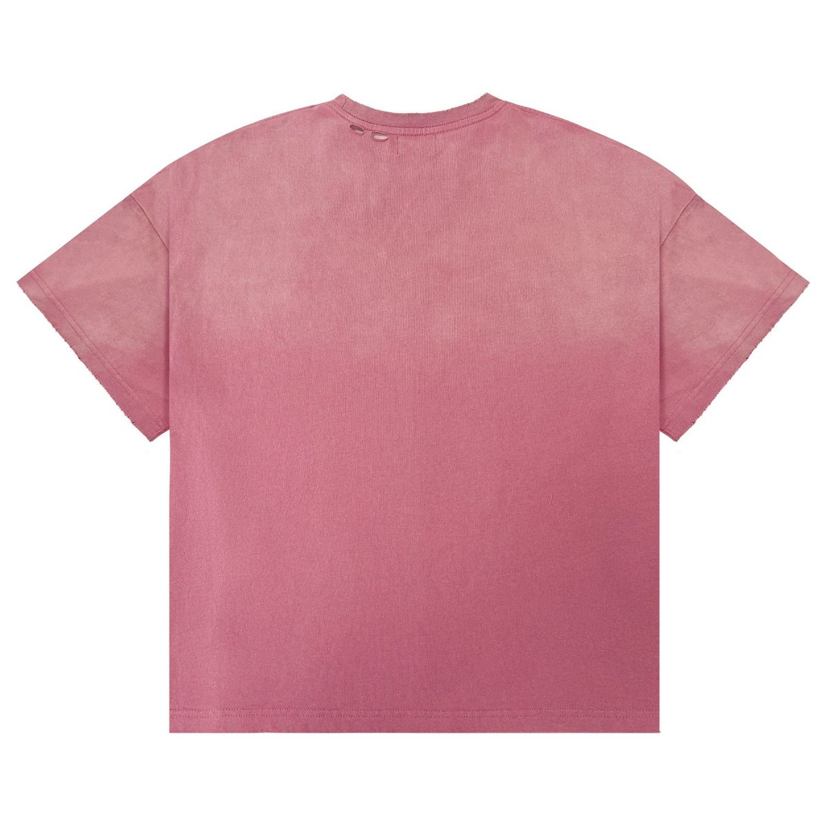 Stile De Amor Napoletano T-Shirt, back of the sun-faded pink tee