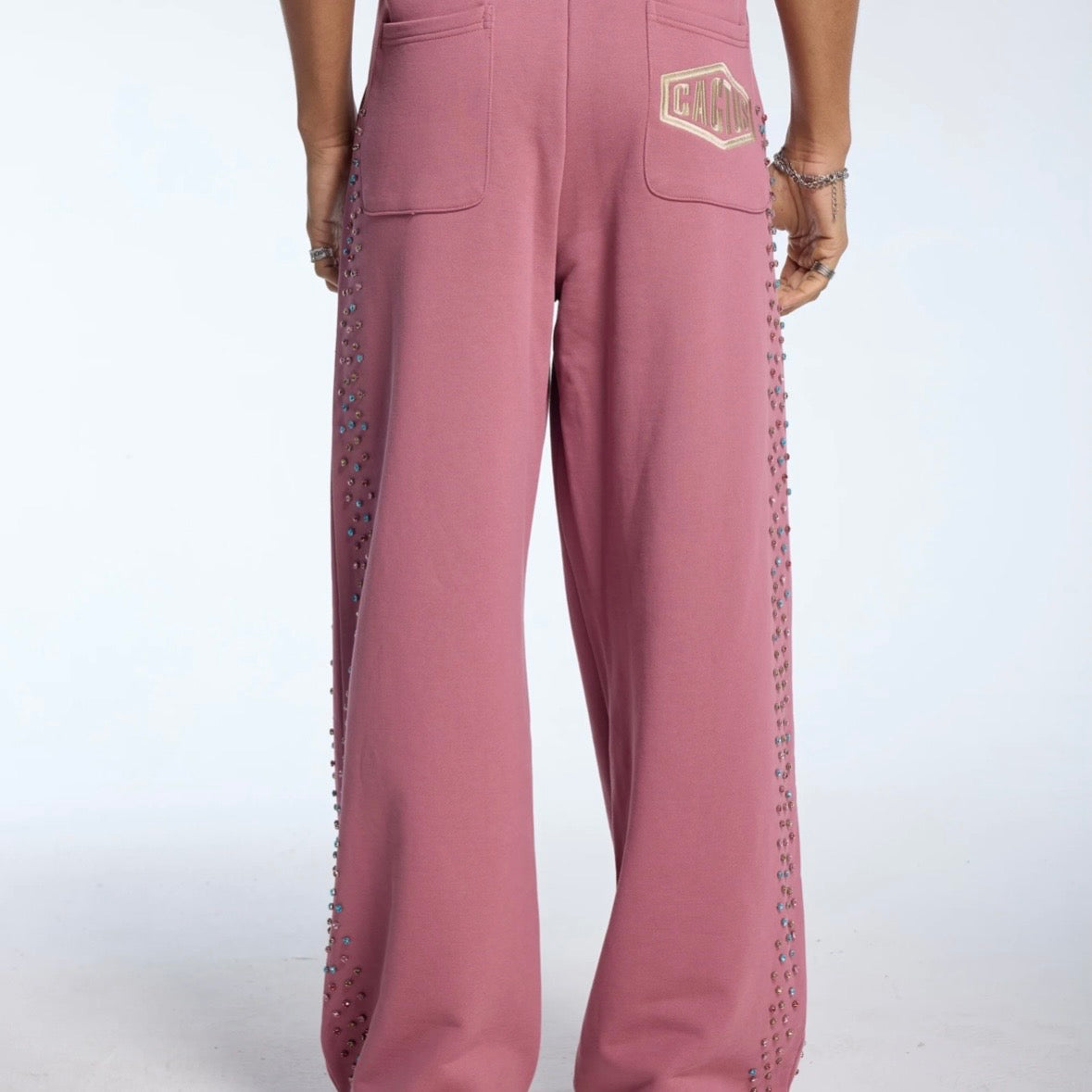 AZVA Raspberry Crystal Cactus Sweatpants