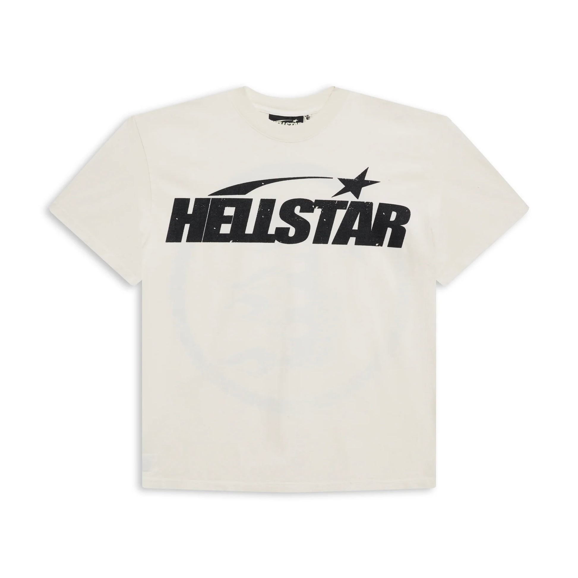 Hellstar White Classic T-Shirt Front View