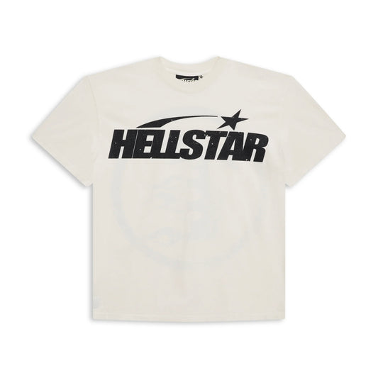 Hellstar White Classic T-Shirt Front View