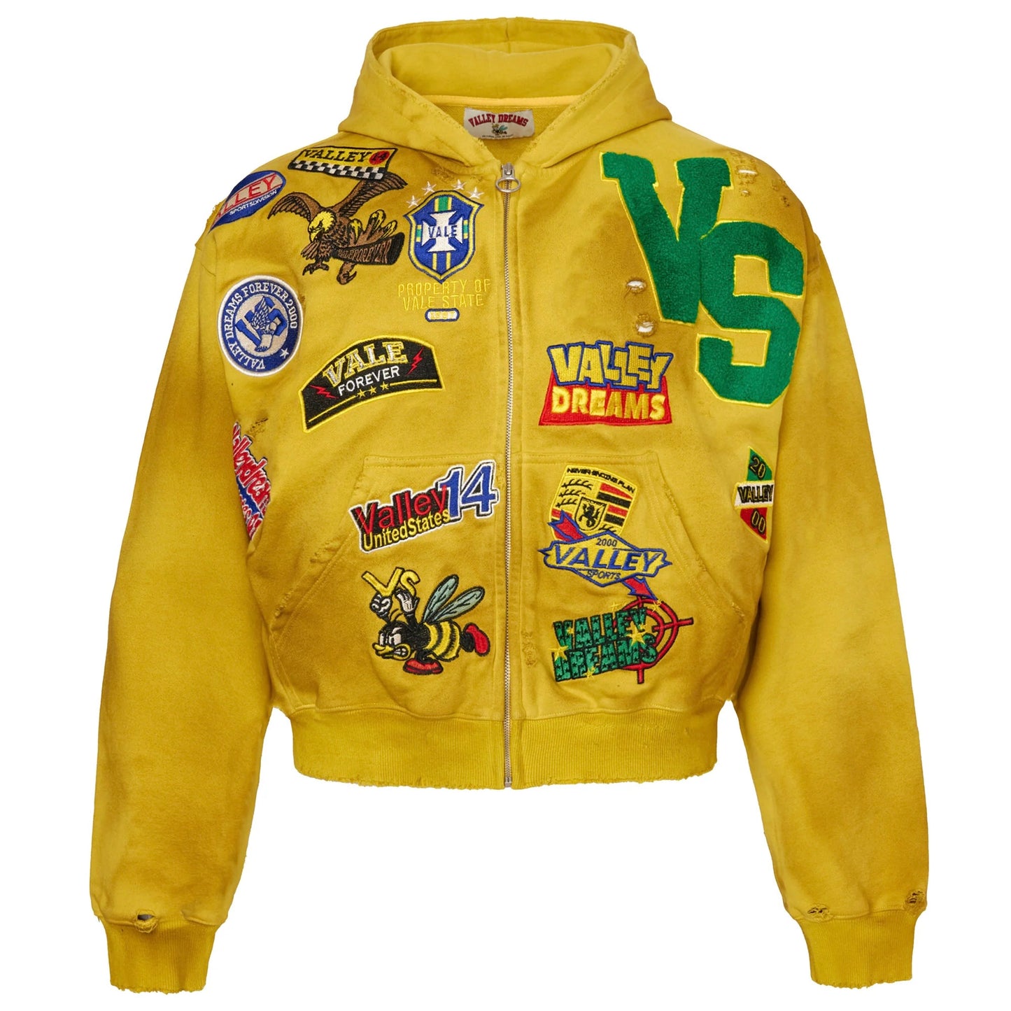 Vale Doodle Zip Hoodie