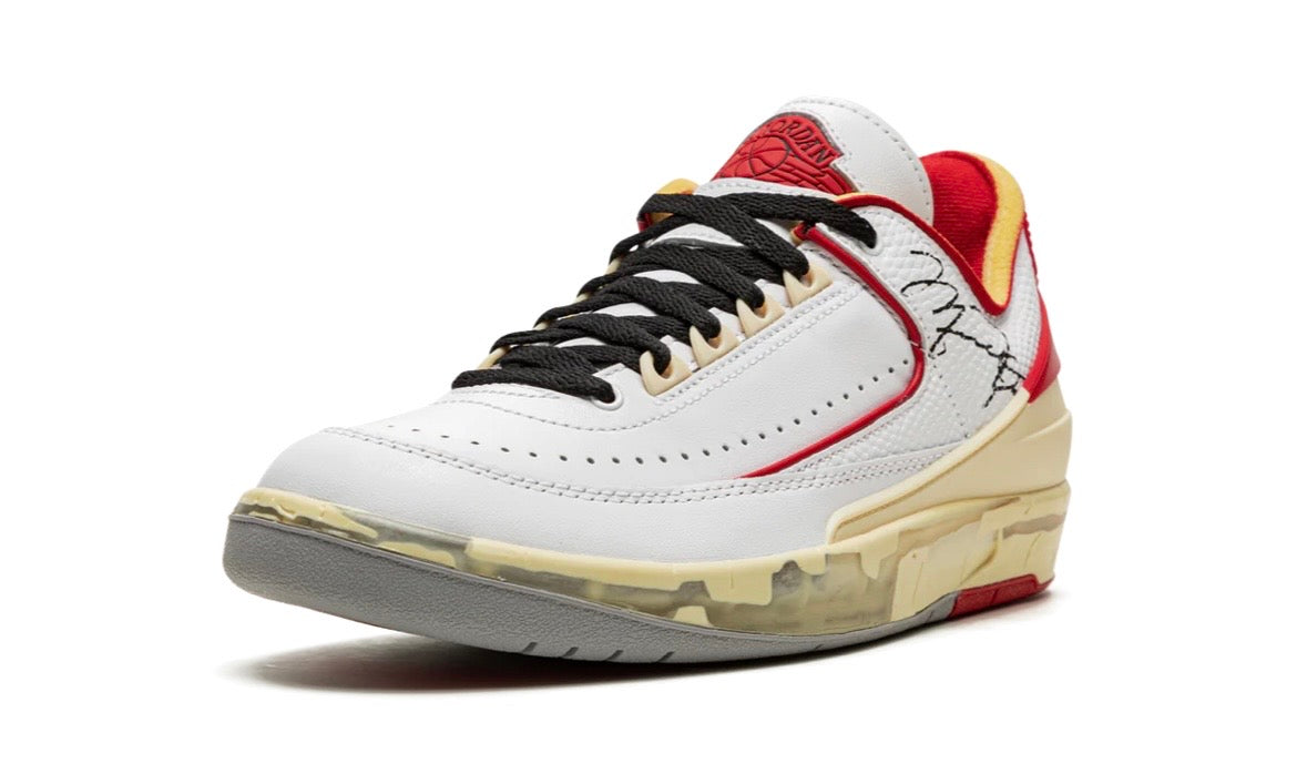 Jordan 2 Off-White White Red