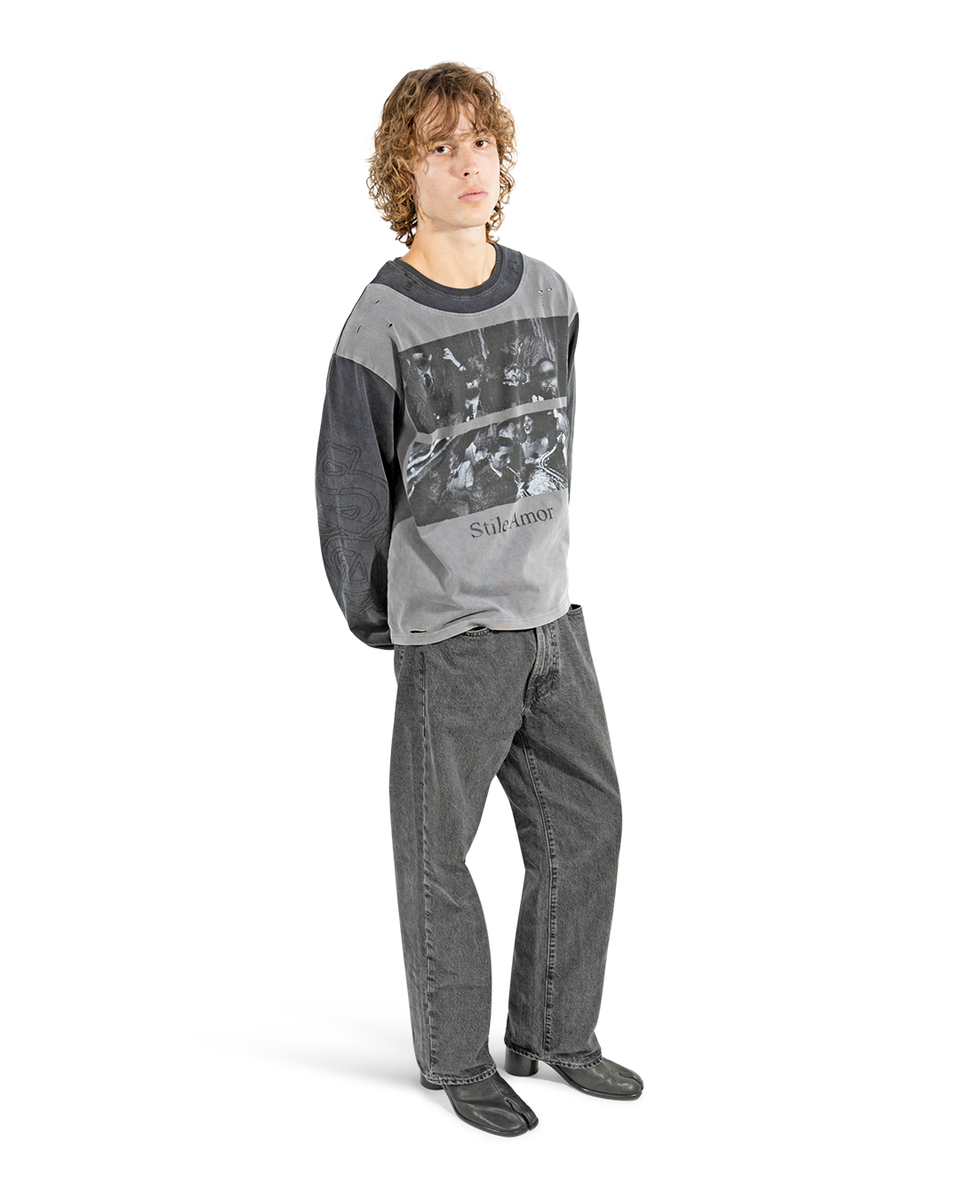 Stile De Amor Grey Biocolore Long Sleeve