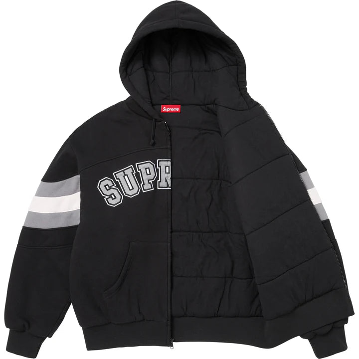 Supreme Black Filled Zip Hoodie
