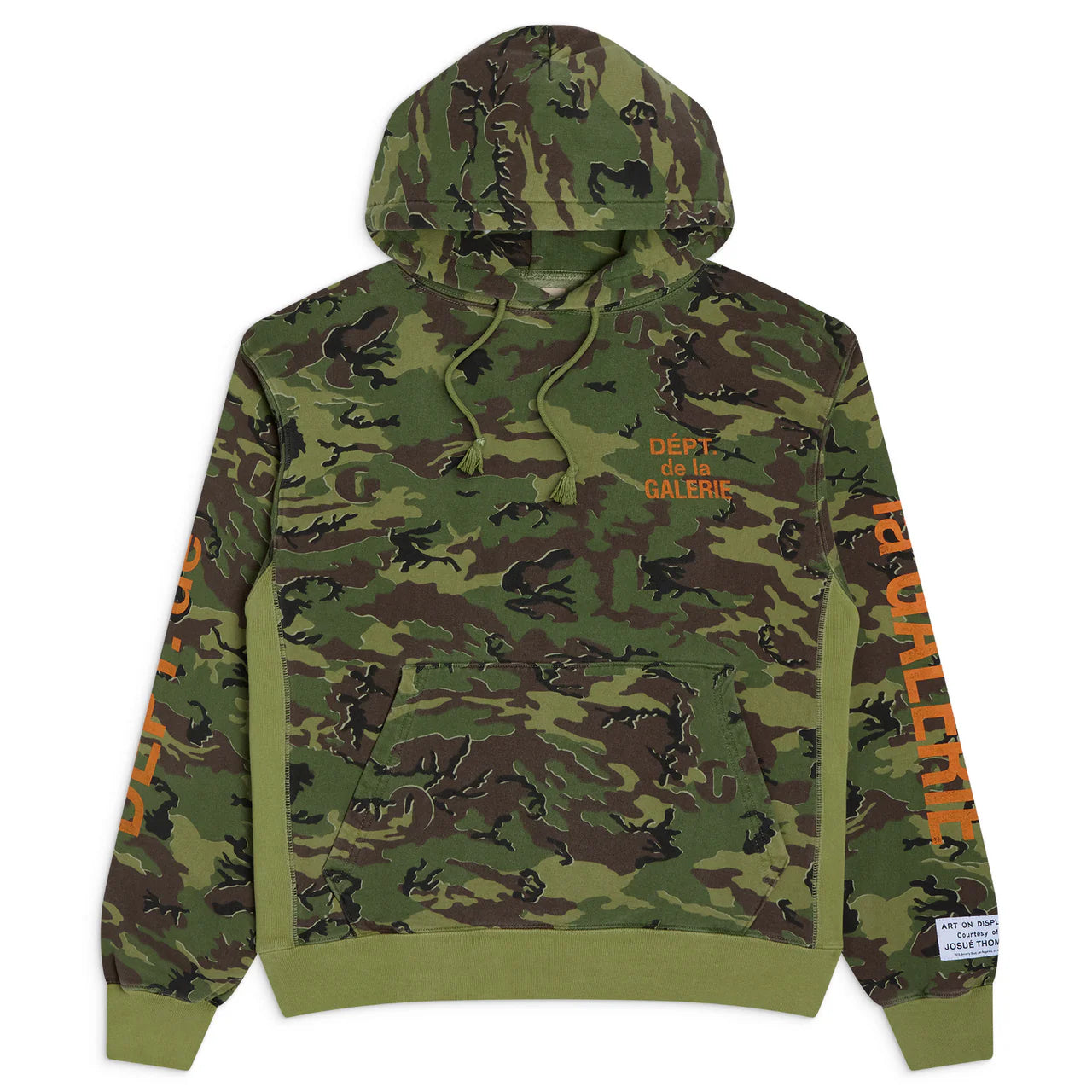 Gallery Dept Green Camo French Hoodie