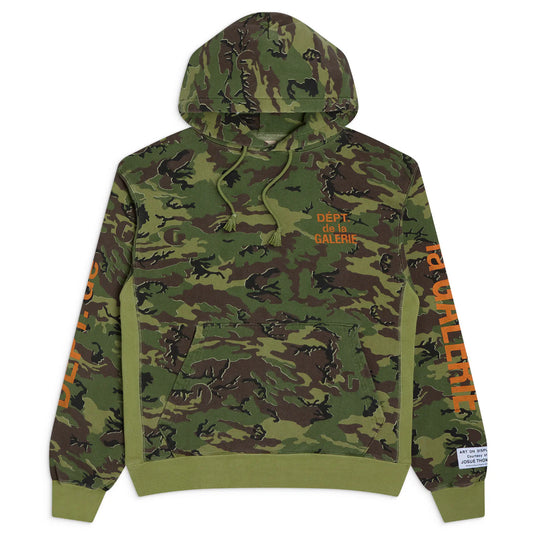 Gallery Dept Green Camo French Hoodie