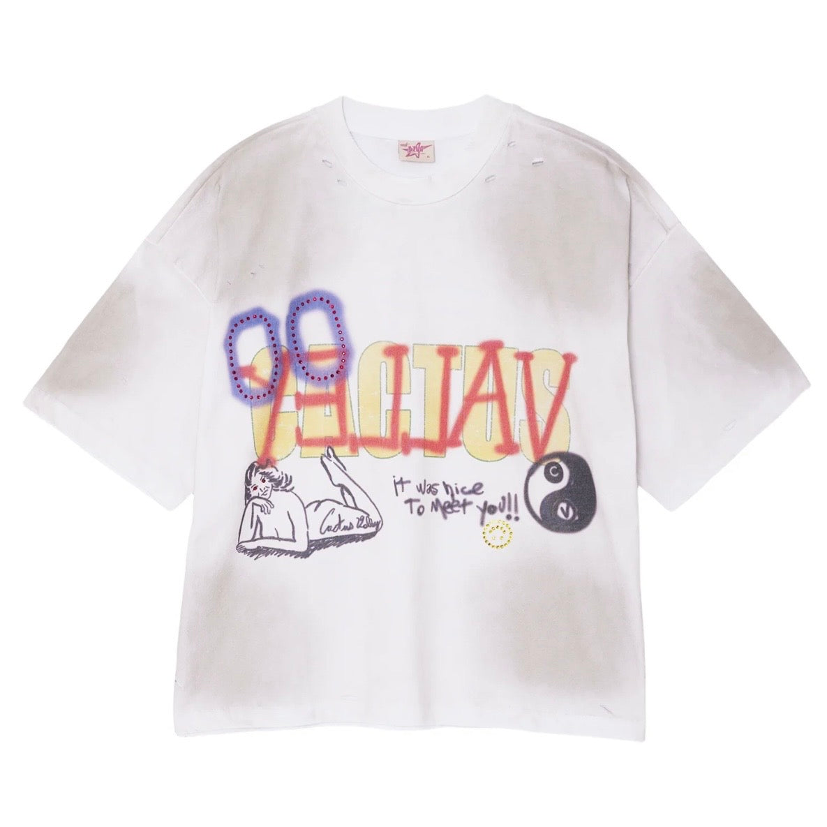 AZVA Catcus Graffiti T-Shirt