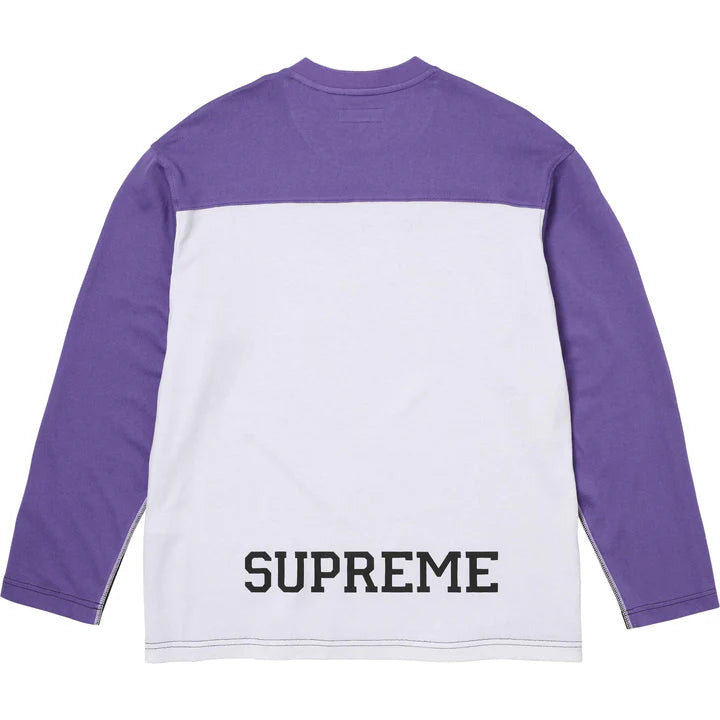 Supreme Black Split Football Long Sleeve