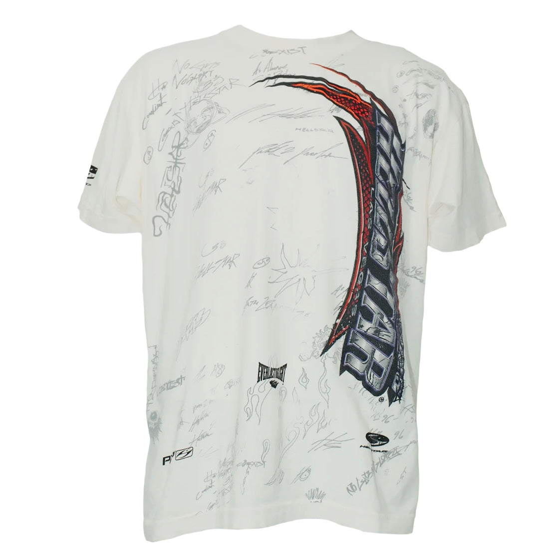 Hellstar White Nascar T-Shirt ComplexCon Exclusive