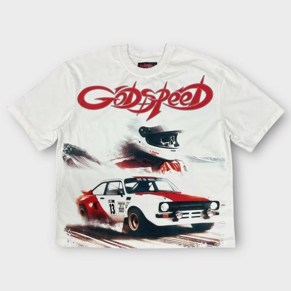 Godspeed White Abu Dhabi Desert Challenge T-Shirt