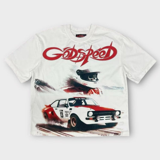 Godspeed White Abu Dhabi Desert Challenge T-Shirt
