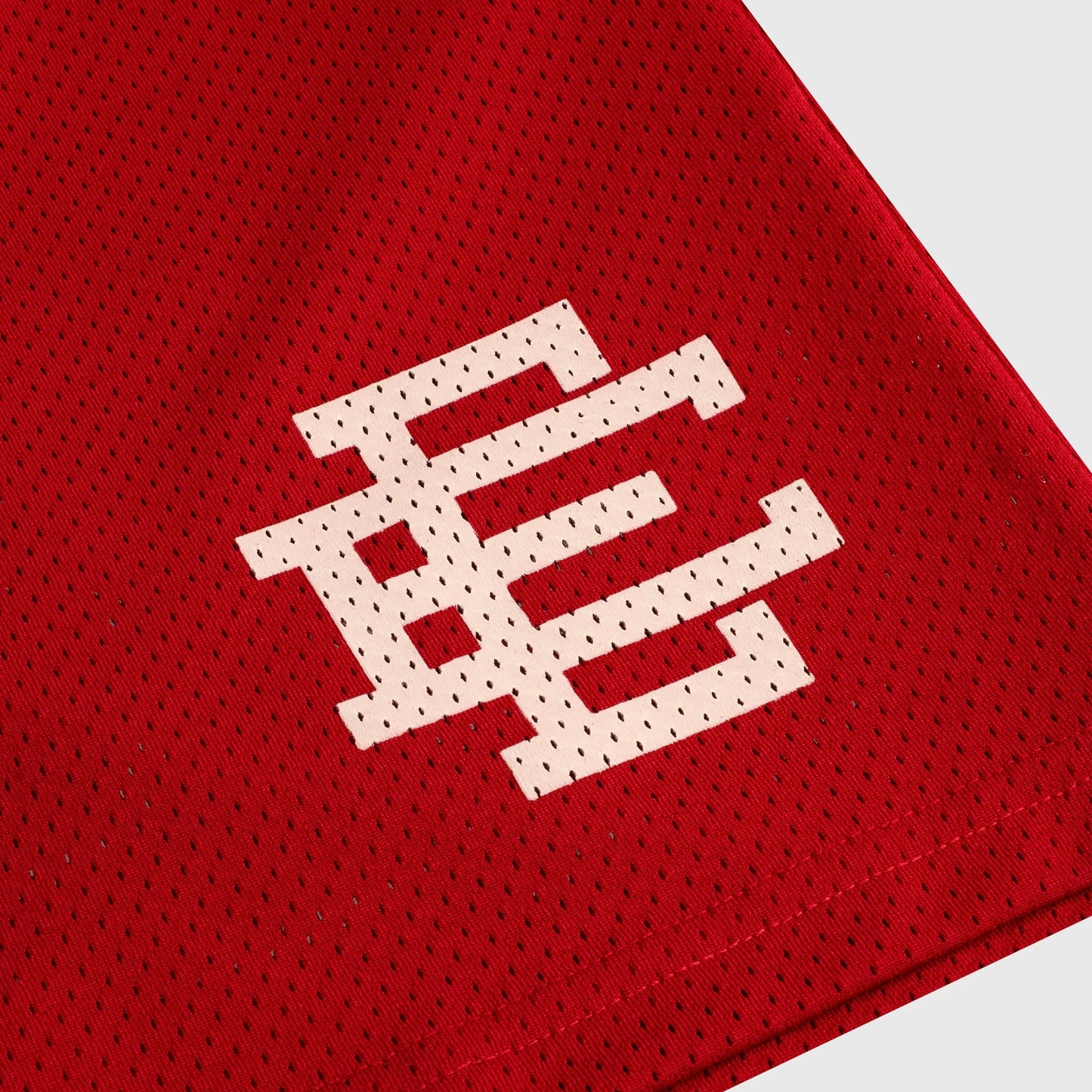 Eric Emanuel Red Off White Shorts