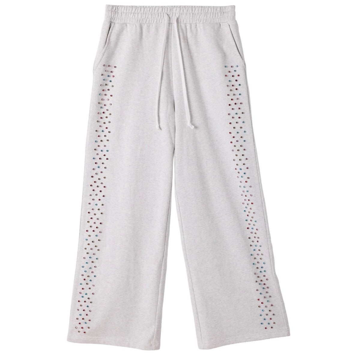 AZVA Grey Crystal Cactus Sweatpants