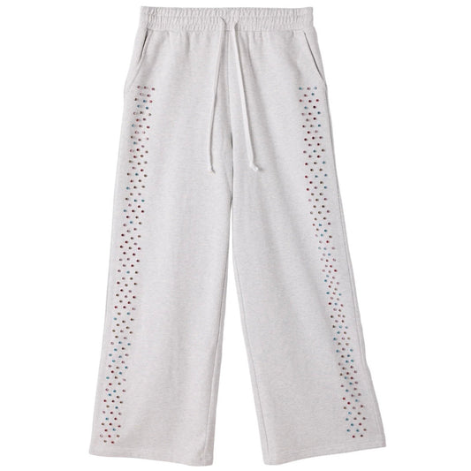 AZVA Grey Crystal Cactus Sweatpants