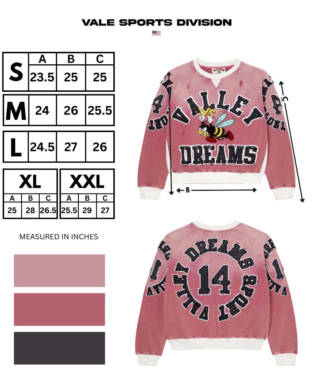 Vale Redwood Insignia Crewneck